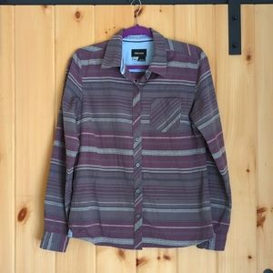 Marmot purple button down shirt